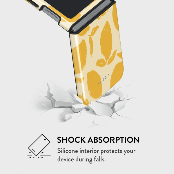 Burga Samsung Galaxy Z Flip 6 Skal Tough Lemon Tart