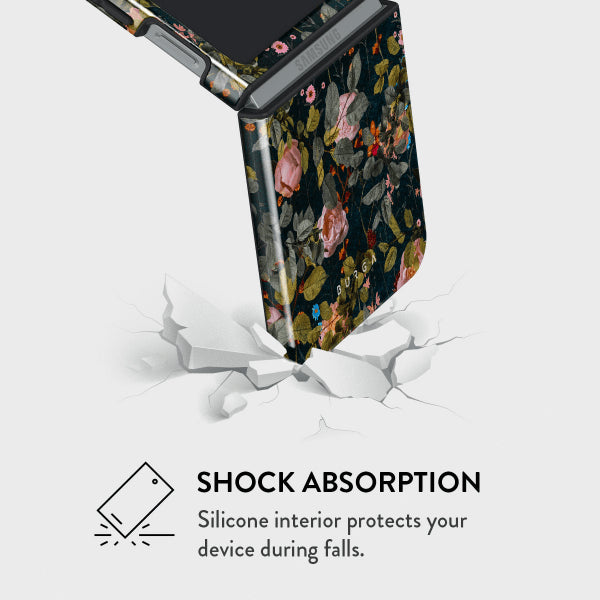 Burga Samsung Galaxy Z Flip 6 Skal Tough Bloomy Garden