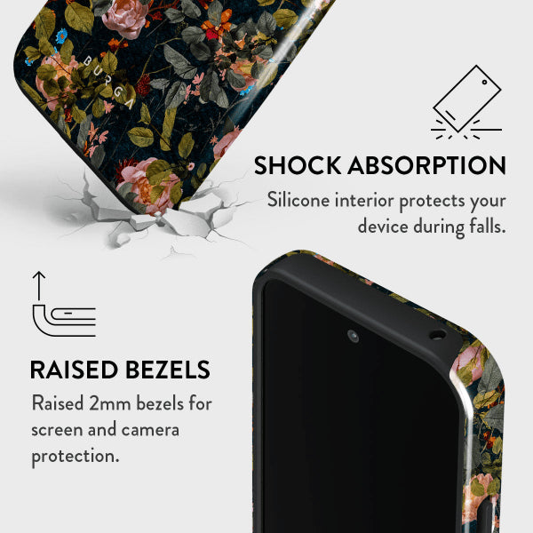 Burga Google Pixel 9/Pixel 9 Pro Skal Tough Bloomy Garden