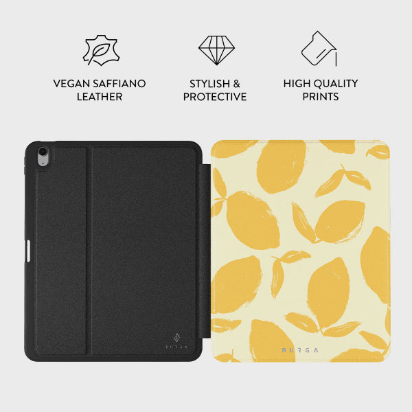 Burga iPad Air 13 (M2/M3/M4) Fodral Folio Lemon Tart