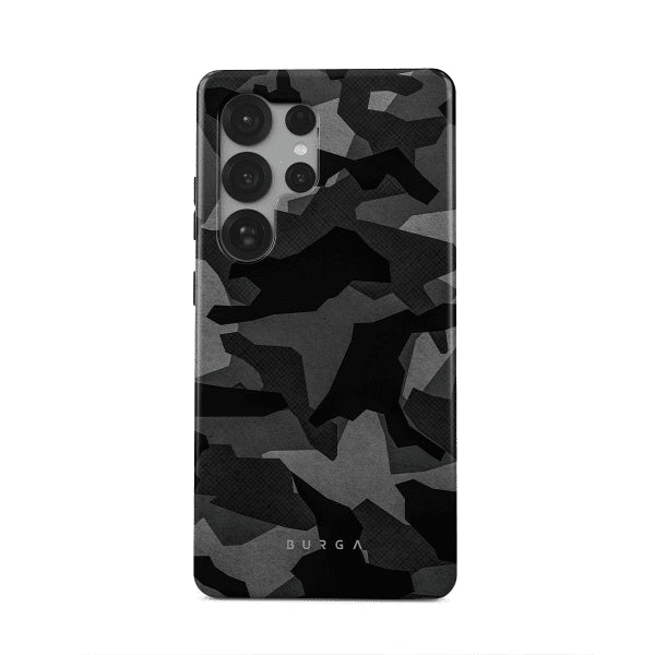 Burga Samsung Galaxy S25 Skal Tough Night Black Camo