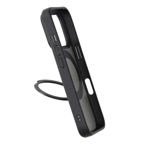 iPhone 17 Pro Skal Roterbart MagSafe Stativ Svart