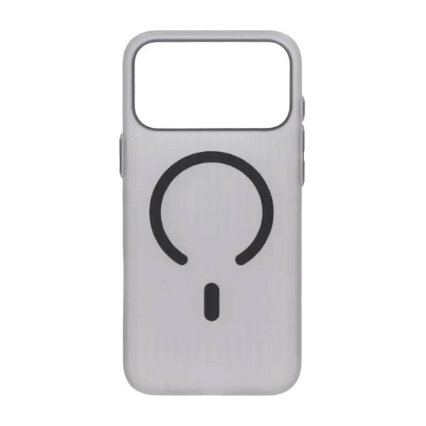 iPhone 17 Pro Skal Korrugerad MagSafe Ljusgrå