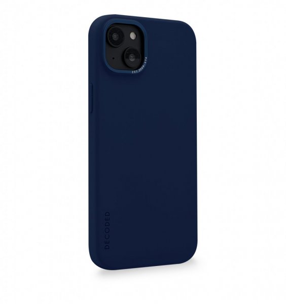 Decoded iPhone 14 Plus Skal Silicone Backcover Navy Peony