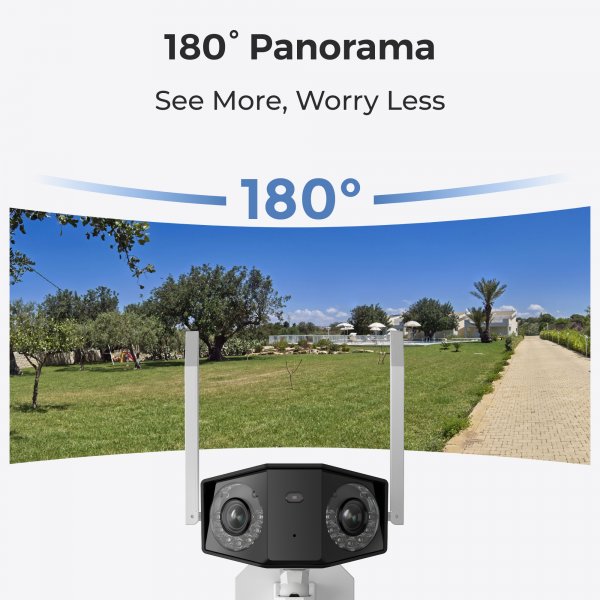Reolink Duo 2 WiFi (W730) 4K Utomhuskamera med Panorama-vy