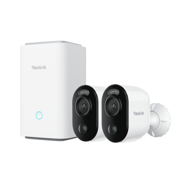 Reolink Home Hub med 2xArgus 3E Trådlöst övervakningssystem
