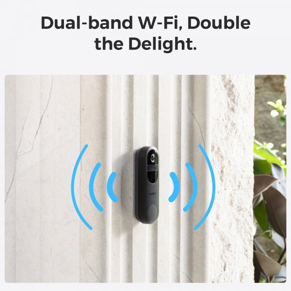 Reolink Video Doorbell Smart Videodörrklocka 2K Wi-Fi Svart