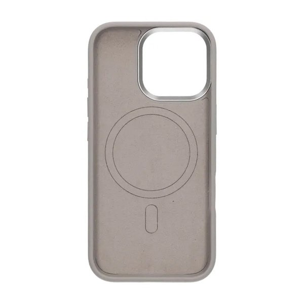 iPhone 17 Skal Silikon MagSafe Ljusgrå