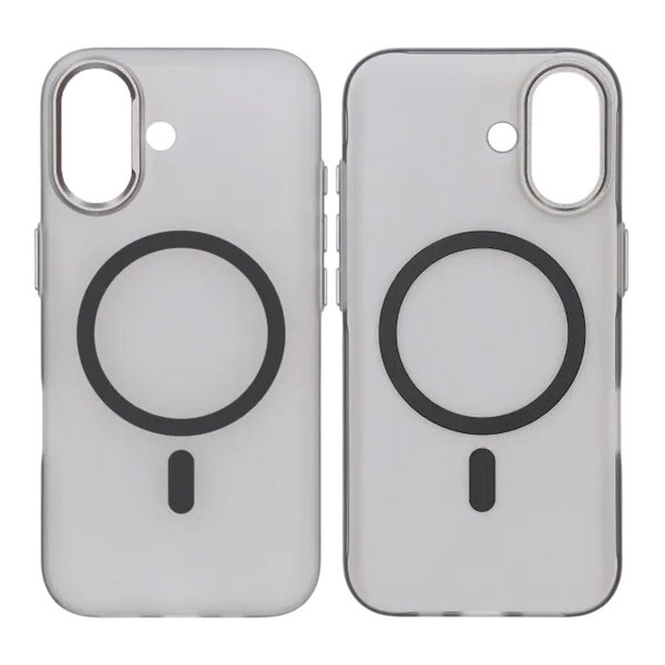 iPhone 17 Skal Kamerasarg MagSafe Transparent Svart