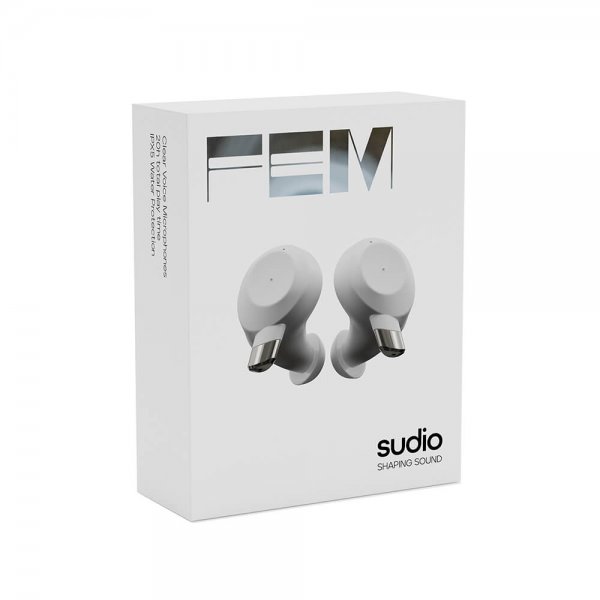 Sudio Hörlurar Fem In-Ear TWS Vit
