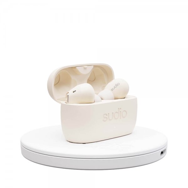 Sudio E2 Trådlösa Hörlurar In-Ear TWS ANC Chalk