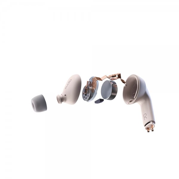 Sudio E2 Trådlösa Hörlurar In-Ear TWS ANC Chalk
