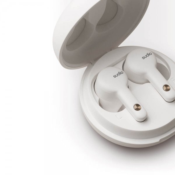 Sudio Hörlurar In-Ear A2 True Wireless ANC Vit