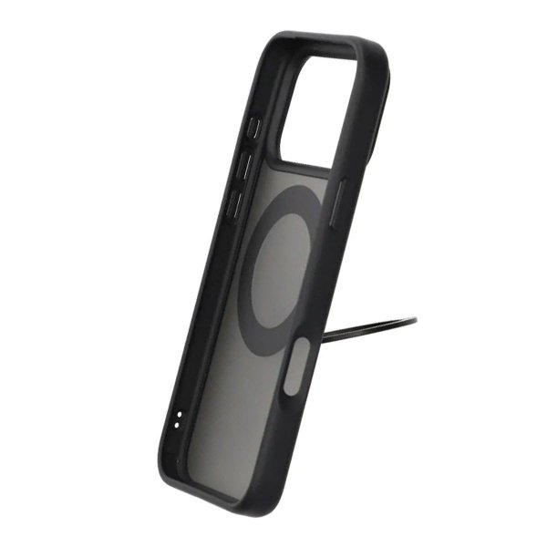 iPhone 17 Pro Max Skal Roterbart MagSafe Stativ Svart