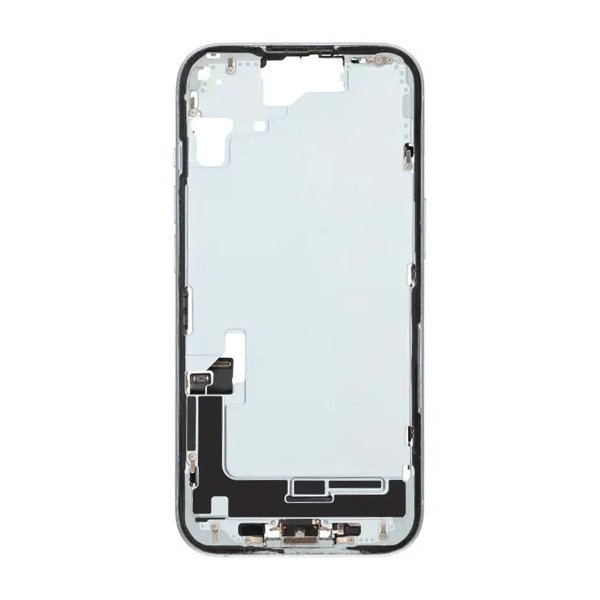 Mittenram med smådelar för iPhone 15 - Blå OEM