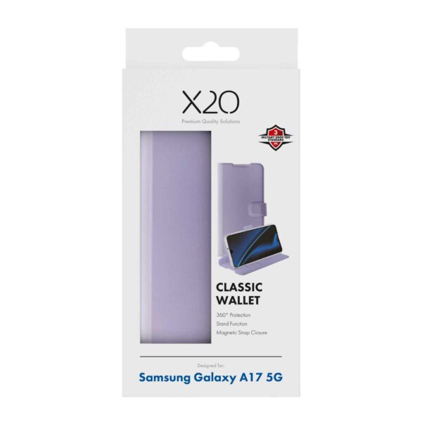 X2O Samsung Galaxy A17 Fodral Classic Wallet Lavender