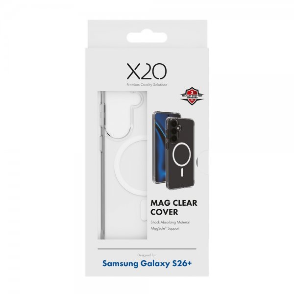 X2O Samsung Galaxy S26 Plus Skal Mag Clear Transparent