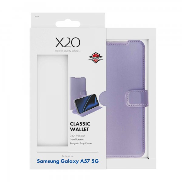 X2O Samsung Galaxy A57 Fodral Classic Wallet Lavender