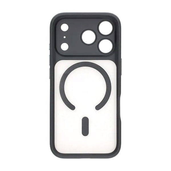 Rvelon iPhone 17 Pro Max Skal TPU MagSafe Svart/Transparent