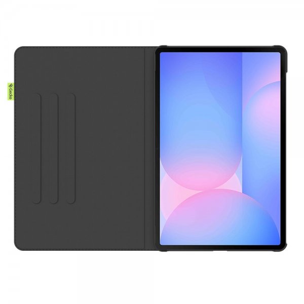 Gecko Covers Samsung Galaxy Tab S10 FE Plus Fodral Cactus Folio Svart