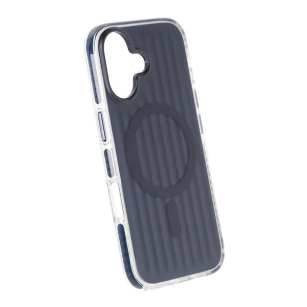 iPhone 17 Skal Korrugerad MagSafe Mörkblå
