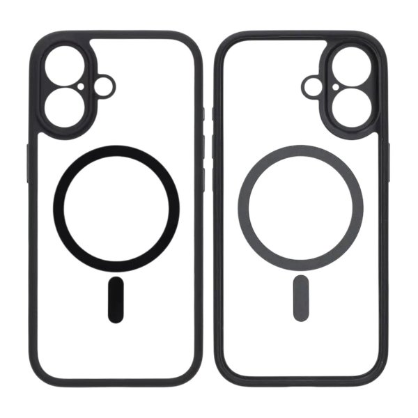 iPhone 17 Skal Kamerasarg MagSafe Svart Transparent