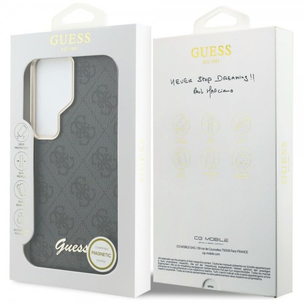 Guess Samsung Galaxy S26 Ultra Skal 4G Script MagSafe Svart