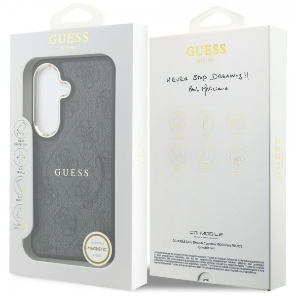 Guess Samsung Galaxy S26 Skal 4G Embossed MagSafe Svart