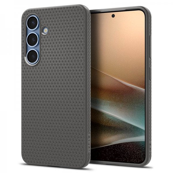 Spigen Samsung Galaxy S25 Plus Skal Liquid Air Marble Gray