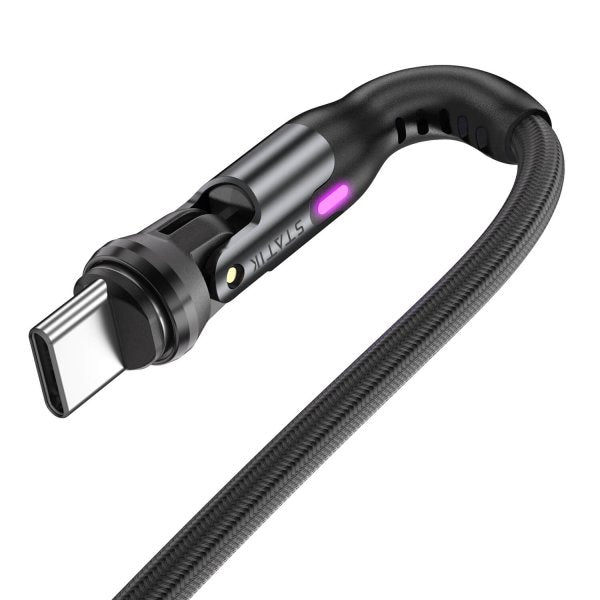 Statik Kabel PowerPivot Pro USB-C/USB-C 1m Svart