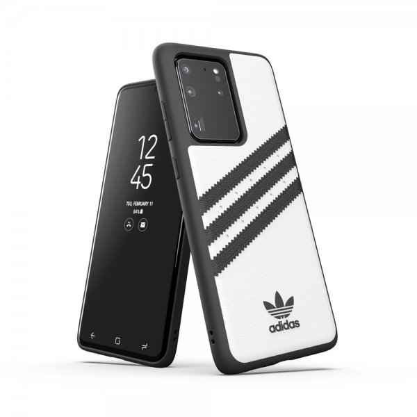 Adidas Samsung Galaxy S20 Ultra Skal OR 3 Stripes Snap Case Vit