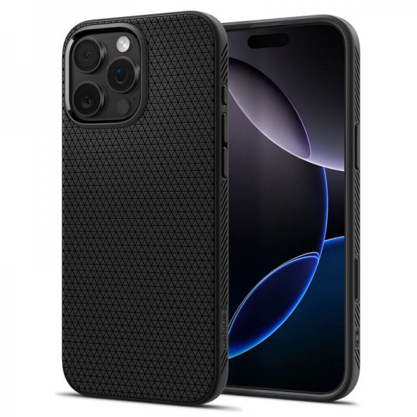 Spigen iPhone 16 Pro Skal Liquid Air T MagFit Matte Black