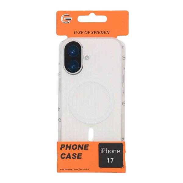iPhone 17 Skal Korrugerad MagSafe Vit