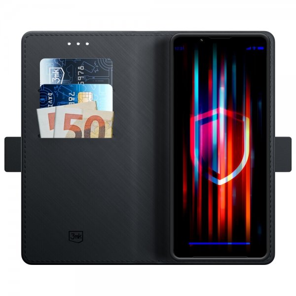 3mk Sony Xperia 1 V Fodral Wallet Svart
