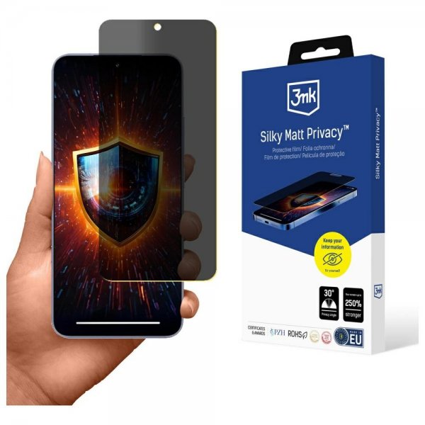 3mk Xiaomi 15 Skärmskydd Silky Matt Privacy