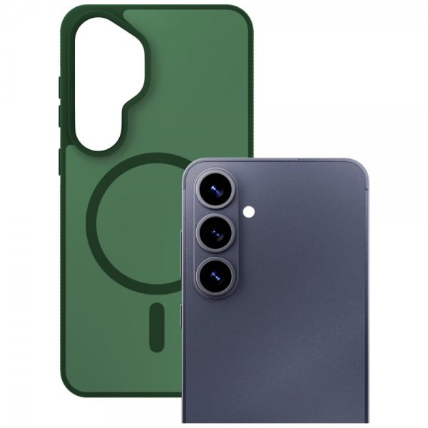 3mk Samsung Galaxy S26 Skal Smoke MagCase Grön