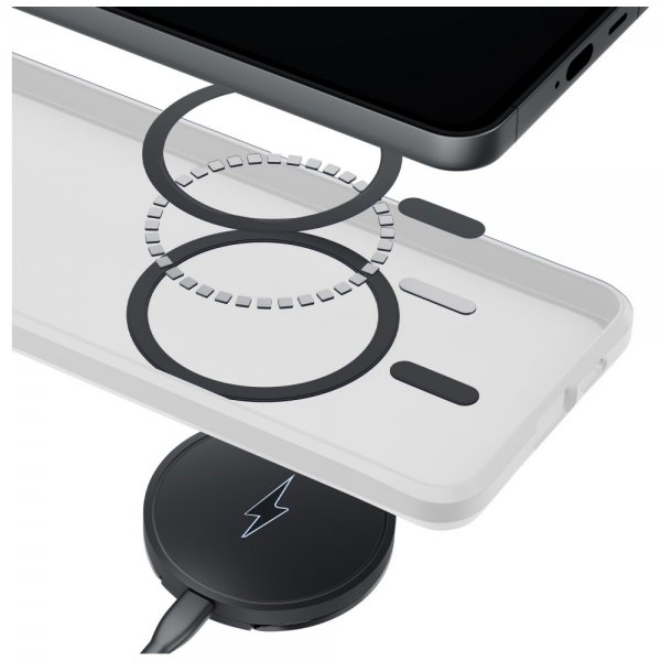 3mk Samsung Galaxy S26 Skal Smoke MagCase Vit