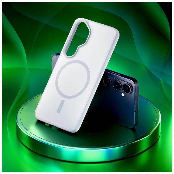 3mk Samsung Galaxy S26 Skal Smoke MagCase Vit