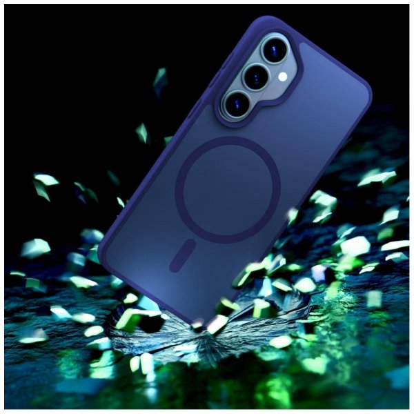 3mk Samsung Galaxy S26 Plus Skal Smoke MagCase Blå