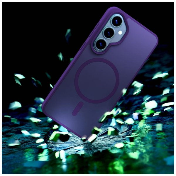 3mk Samsung Galaxy S26 Plus Skal Smoke MagCase Lila