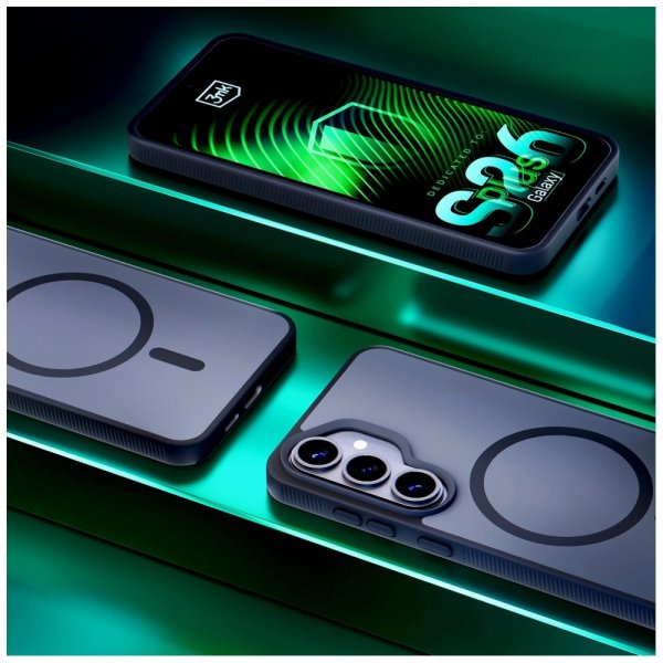 3mk Samsung Galaxy S26 Plus Skal Smoke MagCase Svart