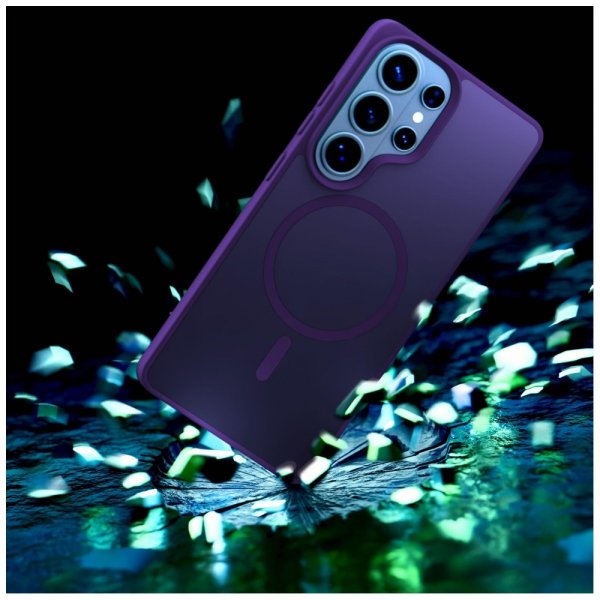 3mk Samsung Galaxy S26 Ultra Skal Smoke MagCase Lila