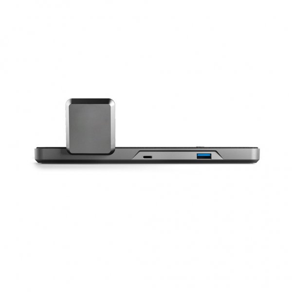 ALOGIC Ultra Power 4-i-1 Trådlös Dubbel Laddningsdocka med Apple Watch-laddare
