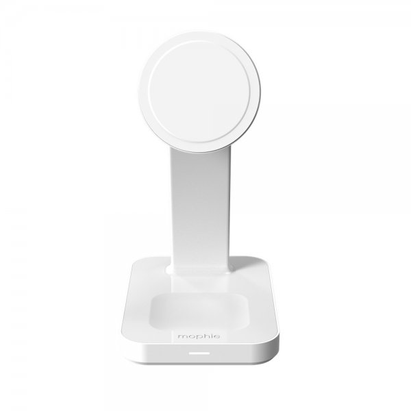 Mophie Trådlös Laddare Snap+ 3-in-1 Wireless Charge Stand Qi2 MagSafe Vit