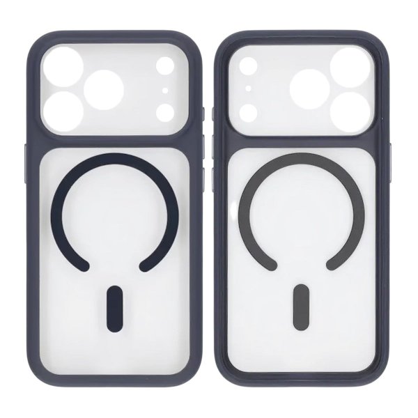 iPhone 17 Pro Skal Kamerasarg MagSafe Blå Transparent