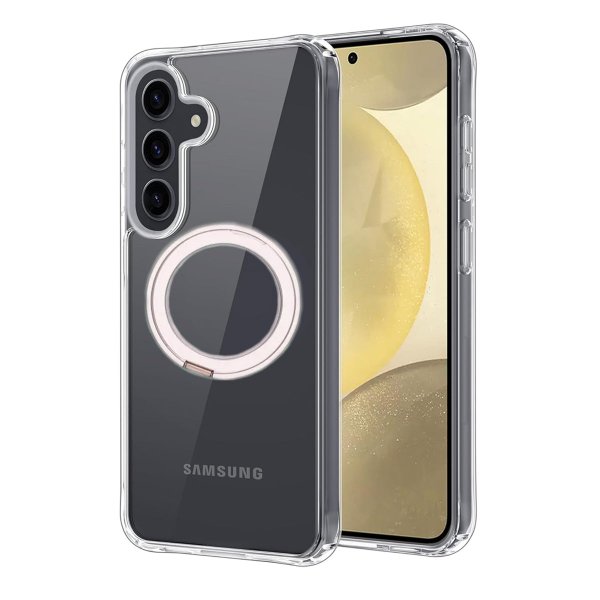 Samsung Galaxy S25 Skal Roterbart MagSafe Stativ Transparent