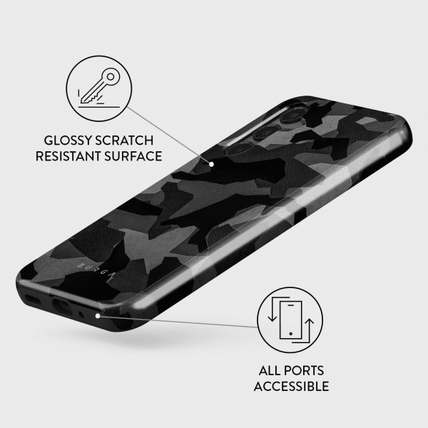 Burga Samsung Galaxy A16 Skal Tough Night Black Camo