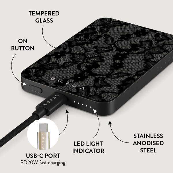 Burga Powerbank MagSafe 5000 mAh Magnetic