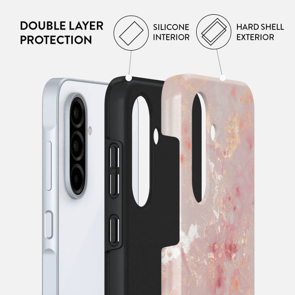 Burga Samsung Galaxy A36 Skal Tough Golden Coral