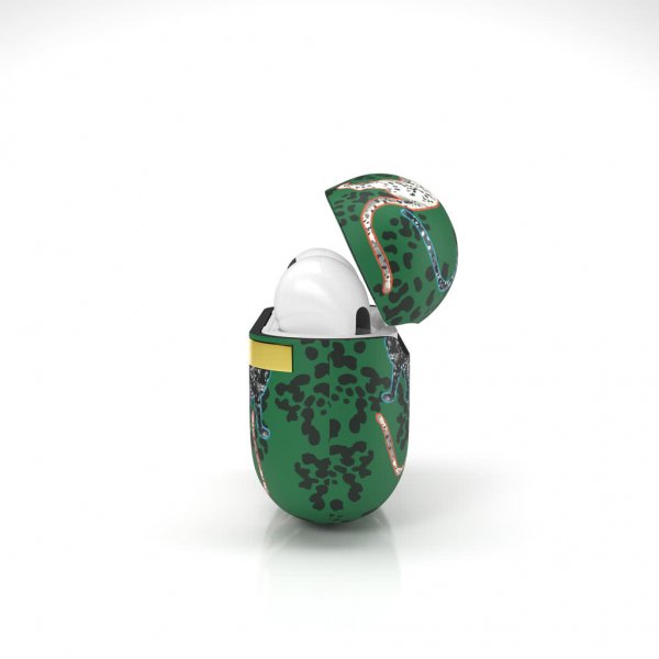 Richmond & Finch AirPods Pro Skal Green Leopard